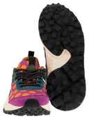 Flower Mountain Kotetsu Sneakers In Suede And Technical Fabric