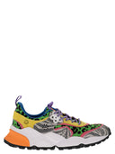 Flower Mountain Kotetsu Sneakers In Suede And Technical Fabric