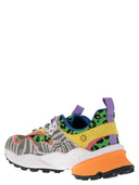 Flower Mountain Kotetsu Sneakers In Suede And Technical Fabric