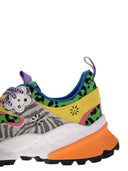 Flower Mountain Kotetsu Sneakers In Suede And Technical Fabric