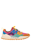 Flower Mountain Washi Sneakers In Suede And Technical Fabric