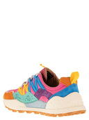 Flower Mountain Washi Sneakers In Suede And Technical Fabric