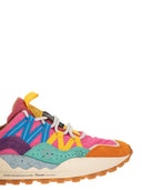 Flower Mountain Washi Sneakers In Suede And Technical Fabric