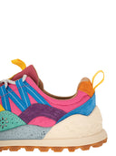 Flower Mountain Washi Sneakers In Suede And Technical Fabric