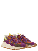 Flower Mountain Tiger Sneakers In Suede And Technical Fabric