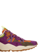 Flower Mountain Tiger Sneakers In Suede And Technical Fabric