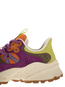 Flower Mountain Tiger Sneakers In Suede And Technical Fabric