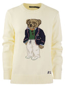 Polo Ralph Lauren Bear Cotton Crew Neck Polo Shirt