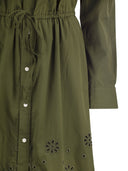 Polo Ralph Lauren Cotton Chemisier With Openwork Embroidery