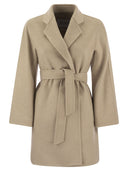 Max Mara Harold 짧은 캐시미어 드레싱 가운 코트