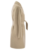 Max Mara Harold 짧은 캐시미어 드레싱 가운 코트