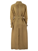 Max Mara Sacco Oversize Organza Trench Coat