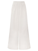Max Mara Navigli Poplin Wide Leg Trousers
