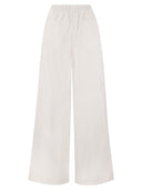 Max Mara Navigli Poplin Wide Leg Trousers