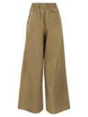 Max Mara Navigli Poplin Wide Leg Trousers