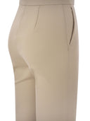 Pantaloni di lunghezza della caviglia Max Mara Nepeta in crepe di lana