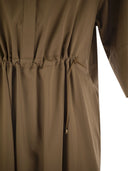 Max Mara Eulalia Long Cotton And Silk Chemisier Dress