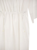 Max Mara Eulalia Long Cotton And Silk Chemisier Dress