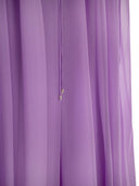 Max Mara footte Seidenchiffon Flared Kleid