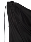 Max Mara Oper Seide Satin ein Schulterkleid