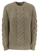 Max Mara Acciaio1234 Ribbed Cotton Over Pullover