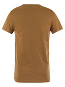 Max Mara Taverna Cotton T Shirt With Frontal Embroidery
