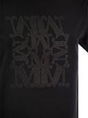 Max Mara Taverna Cotton T Shirt With Frontal Embroidery