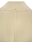 Sportmax umano short cashmere miscela vestito cappotto