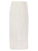 Sportmax Turkey Skirt With Organza Insert