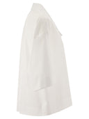 Sportmax Words Soft Cotton Poplin Shirt