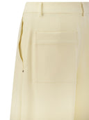 Sportmax Zirlo szerokie spodnie w bawełnianie i wiskozie