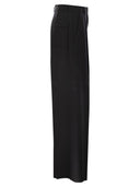 Pantalon à jambe large sportmax zirlo en coton et viscose