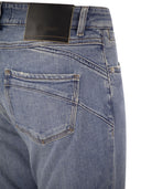 Denim de cigarrillo de cintura baja Luchino Luchino