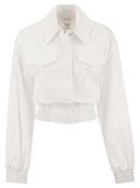 Sportmax Gala Bomber Style Boxy Shirt