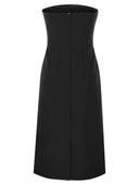 Sportmax Editta Double Cotton Bustier Dress