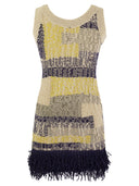 Sportmax Giro Knitted Dress With Fringe