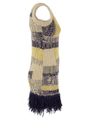 Sportmax Giro Knitted Dress With Fringe