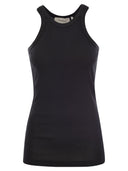 Sportmax Nastie Silk Blend Jersey Tank Top