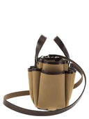 MAX MARA GARDENCA BASXS Giardiniera Mini Canvas e tote bag in pelle