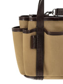 MAX MARA GARDENCA BASXS Giardiniera Mini Canvas e tote bag in pelle