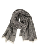 Max Mara Eleonor Wool, Silk And Linen Jacquard Stole