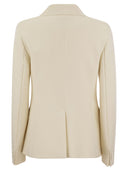 Weekend Max Mara Uva Stretch Viscose Canvas Blazer