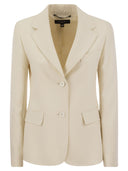 Weekend Max Mara Uva Stretch Viscose Canvas Blazer