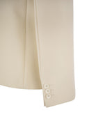 Weekend Max Mara Uva Stretch Viscose Canvas Blazer