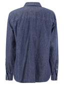 Weekend Max Mara Ofride Cotton Denim Shirt