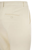 Weekend Max Mara Rana Viscose Canvas Trousers