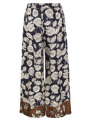 Weekend Max Mara Divo Printed Silk Pyjama Trousers