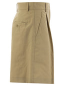 Weekend Max Mara Ecuba Cotton And Linen Bermuda Shorts