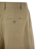 Weekend Max Mara Ecuba Cotton And Linen Bermuda Shorts