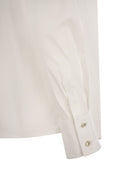 Max Mara Studio Frine Stretch Cotton Shirt